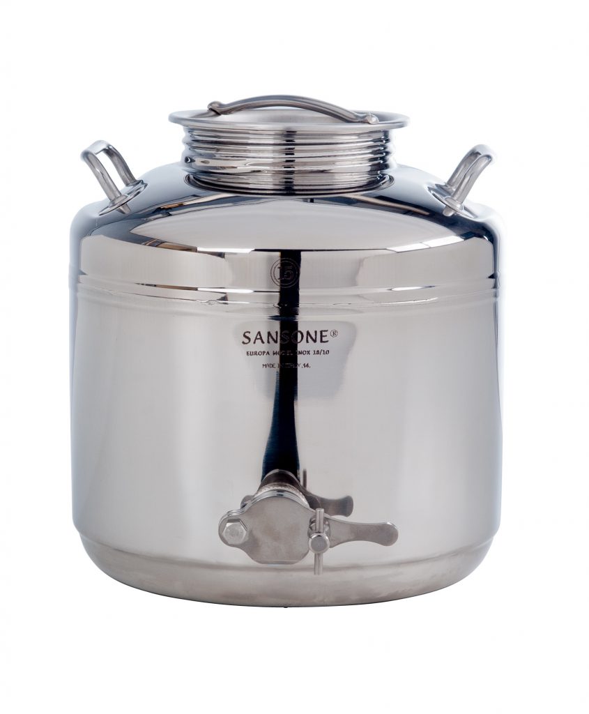 SANSONE イタリア製 ステンレス ウォータージャグ 10L Amazon.com: Sansone Stainless Steel Water Dispenser
